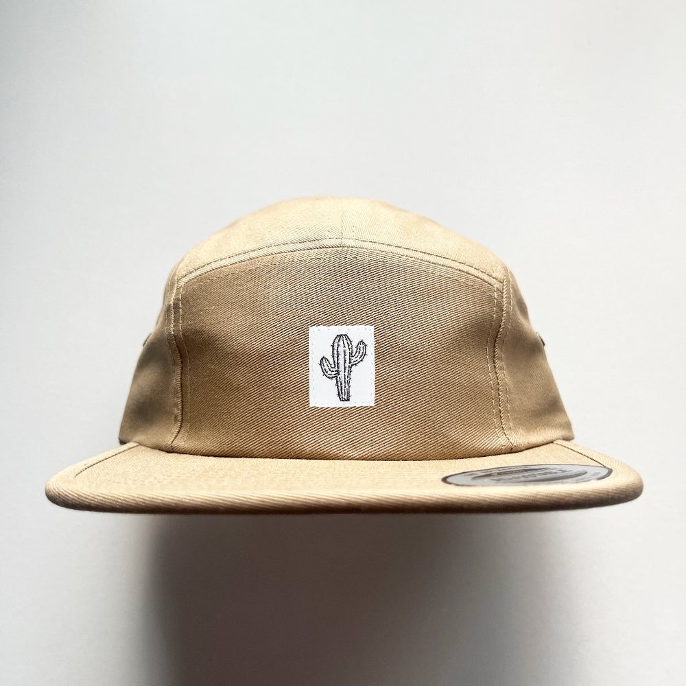 Elmntry - khaki, Cactus 5 Panel Camp Hat